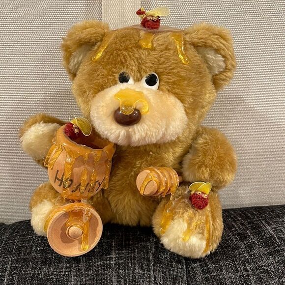 Other - Vintage Unique Honey Bear Bunch by Laura Orzek Cranky Yankee Plush